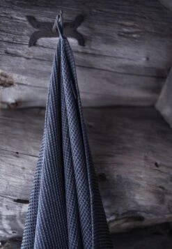 Sauna Handdoek Zwart/grijs 90×180 Cm – Rento Kenno -Zwembadbenodigdheden Winkel 331563 D 03 scaled 1