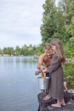 Rento Badjas Kenno Kinderen L/XL Zwart/beige -Zwembadbenodigdheden Winkel 3c464b6c0397032a4aeae03f53fa7542ef5b0c737fce7971320a5cd04eca4a09