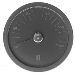 Rento Aluminium Thermometer – Zwart