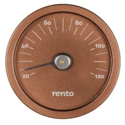 Rento Aluminium Thermometer – Koper/bruin