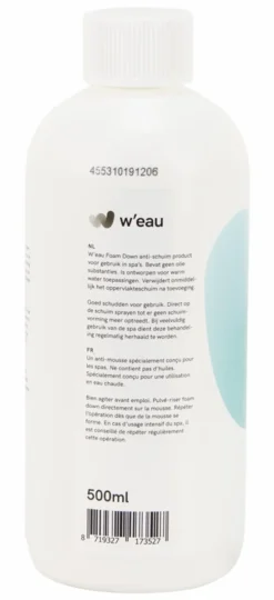 W’eau Foam Down Ontschuimingsmiddel – 500 Ml -Zwembadbenodigdheden Winkel 789 2 1