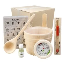 Sauna Accessoires Set Premium 6-delig – Eliga