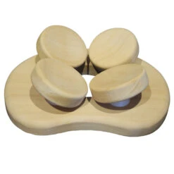 Ergonomische Hoofdsteun Voor Sauna (Espenhout) – Halu