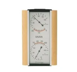 ‘Dr. Friedrichs’ Sauna Thermometer Hygrometer Luxe (26 Cm)