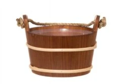 Sauna-emmer Warmtebehandeld Elzenhout Met Touwgreep – 4Living -Zwembadbenodigdheden Winkel f0056389ca556403ea788dd164ab778563f58073214315c2994de0221b01c666